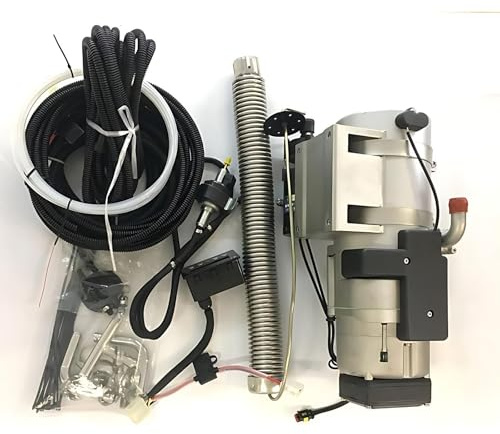 Lakenbroade 12/24 V 10 kW Hydronic-Heizung, 310S Edelstahl-Dieselheizung, Flüssigbrennstoff-Diesel-Warmwasserbereiter für Boote, Wohnwagen, Wohnmobile 12V