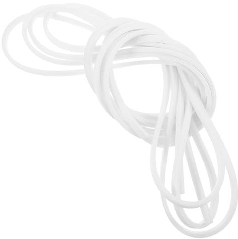 Zerodeko Bande D'étanchéité en Silicone Alimentaire Blanc pour Boîte à Lunch Bento, Bande de Fermeture Anti-fuite, Sécurité Alimentaire, pour Préparation de Repas