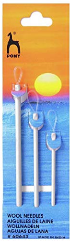Pony Aluminium Wool Needles for Sewing Knitwear