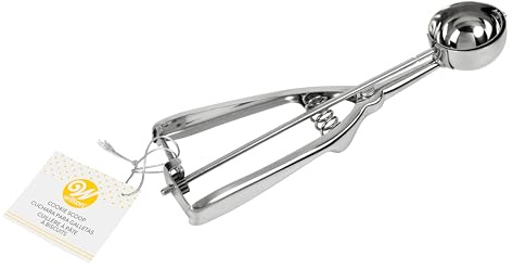 Wilton Stainless Steel Cookie Scoop, 1 Count (Pack of 1), Silver