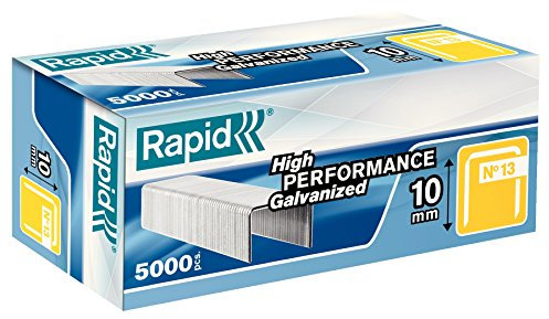 Rapid Heftklammern, 13/10, verzinkt, 5000 Stück