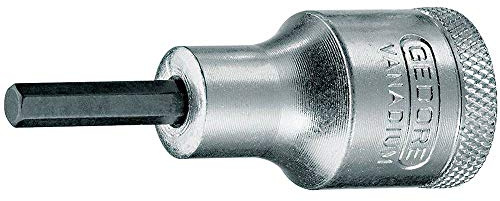 GEDORE Schraubendrehereinsatz 1/2 Zoll Innen-6-kant 1/4 Zoll, 1 Stück, IN 19 1/4AF