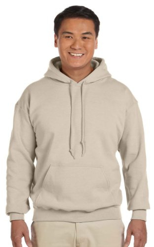 Gildan mens Heavy Blend 8 oz. 50/50 Hood(G185)-SAND-2XL