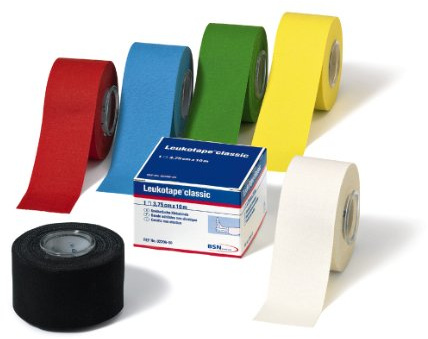 BSN Leukotape classic 3,75 cm x 10 m, grün, 1er Pack (1 x 12 Stück)