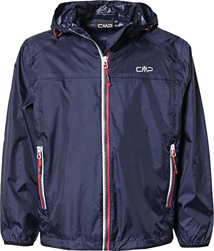 CMP - Veste enfant avec capuche anti-pluie, Marine, 110