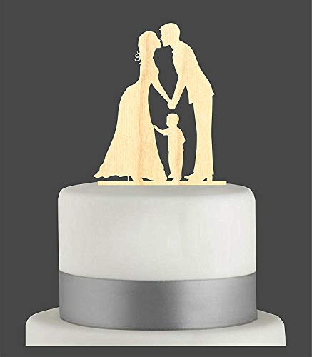 Cake Topper #23 Acryl, Tortenstecker, Tortenfigur, Hochzeitstorte … (Holz) Art.Nr. 5107