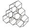 Compactor, Range-Bouteilles, Métal, Bronze Mat Dimensions:28 x 28 x H.14, 5 cm, RAN8663