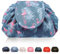 Lazy Kosmetikbeutel mit Kordelzug Portable Große Kosmetiktasche Reisetasche Make up Beutel Aufbewahrung Organisator für Damen Mädchen (Flamingo)