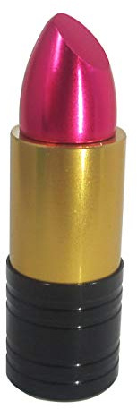 Ciway Classic USB-Speicherstick in Lippenstift-Form, USB 2.0, 4 GB, goldfarben/Hot Pink