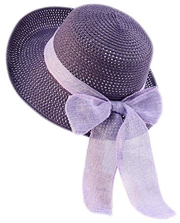 Haodou Sonnenhut Stroh Bogen Flap Fischer Hut Sommer Lady Beach UV Sonnenschutz Strohhut Sonnenhut