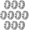sourcing map 10 Stücke Doppelt Geschirmt Kugellager Kugellager Set Rillenkugellager 6701ZZ Z2 12mm x 18mm x 4 mm Chromstahl kugellager groß Skateboard Bearings Skateboard Kugellager
