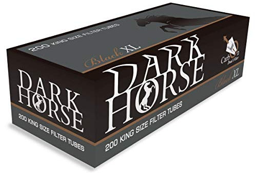 Dark Horse Black XL Carbon Hülsen Filterlänge 24mm (5x200er)