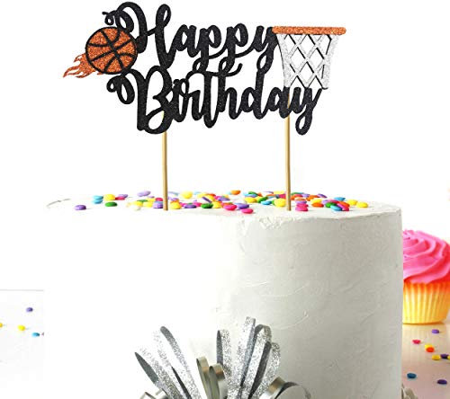 Seyal® Basketball Happy Birthday Cake Topper