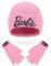 Barbie Handschuhe Kinder Mütze Winter Set für Mädchen