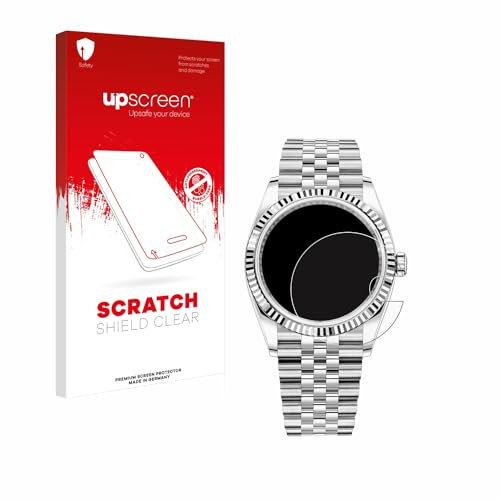 upscreen Schutzfolie für Rolex Datejust 36 – Made in Germany, Kristall-klar, Kratzschutz, Anti-Fingerprint