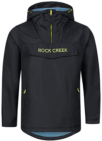 Rock Creek Herren Softshell Jacke Outdoor Jacke Windbreaker Übergangsjacke Anorak Kapuze Regenjacke Winterjacke Herrenjacke Jacket H-295 Dunkelblau XL