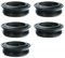 Lot de 5 joints en caoutchouc pour raccords de tuyau Geka