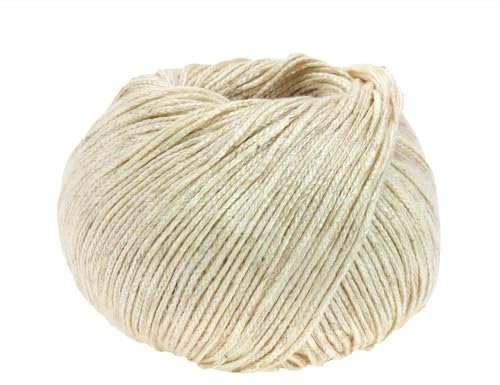LANA GROSSA Linarte | Moderner Baumwoll/Leinen-Klassiker | Handstrickgarn aus 40% Microfaser (Viscose), 30% Baumwolle, 20% Leinen & 10% Polyamid | 50g Wolle zum Stricken & Häkeln | 125m Garn FB310