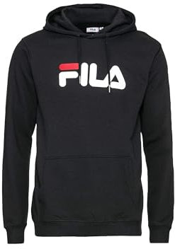 FILA Unisex BARUMINI Hoody,Black,XL