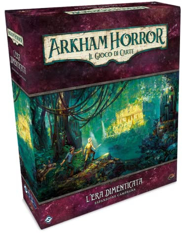 Asmodee - Arkham Horror, Kartenspiel: Die vergessene Ära - Erweiterung der Landschaft, Italienische Ausgabe