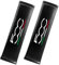 Stylecart 2 Pezzi Cintura di Sicurezza Copertura Auto, per Fi-at 500 500C 500X 500L Protezione Cintura in Fibra di Carbonio Traspirante Seats Belt Padding Covers Interni Accessori,Black