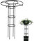 Dirfuny Jardin, Tuteur Plante Grimpante, Jardin Tuteurs Plantes, Treillis Fleur Soutien Arche Jardin en Forme Tour pour Plantes Grimpantes