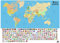 world countries map Poster A4 - Filmkunstposter in verschiedenen Größen für Wohn- oder Schlafzimmerideen. Randlose Kultfilmbilder, klassische ikonische 70er, 80er, 90er Jahre, Vintage-Retro-Wanddekor