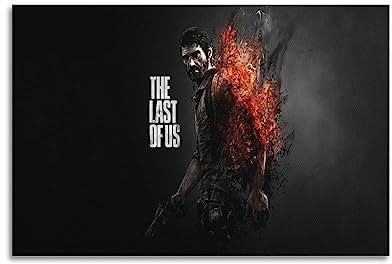 UMCHU Joel The Last of Us Poster Dekorative Malerei Leinwand Wandkunst Wohnzimmer Poster Schlafzimmer Malerei,Wandkunst Bilddruck Moderne Familienzimmer Dekor 08x12inch(20x30cm)