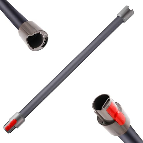 Qygba Tubo Ricambi per Dyson V15 V11 V10 V8 V7 Aspirapolvere, Tubo a Sgancio Rapido, Lunghezza 73cm(Grigio)