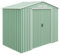 Outsunny 7 x 4ft Metal Garden Shed, Outdoor Storage Tool House with Ventilation Slots, Foundation Kit and Lockable Double Doors, Light Green