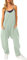 Puimentiua Latzhose für Damen,Sommer Elegant Overall,Arbeitshose Latzhose,Locker Ärmellos Jumpsuit,Baggy Playsuit mit Taschen (02- Grün,XL)