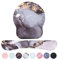 Zibly Keyboard Wrist Rest and Mouse mat Wrist Support, Comfortable Memory Foam Mouse pad Wrist Support Cushion with Anti-Slip Grip for Office Computer Laptop Working Gaming (Combo Grey Marble)