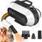 Dog Dryer Super Quiet 40db Dog Blow Dryer PetGrooming High-velocity Force Blower with 3 Nozzles Adjustable Speed and Temperature Dog Hair Dryers for Grooming