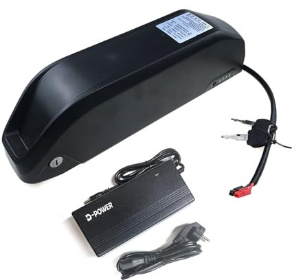 BAFANG E Bike Akkus (A Grade-Zelle) 52V20AH Elektrofahrrad Lithium Ionen Batterie mit Ladegerät für 250W 350W 500W 750W 1000W 1500W Mittel- und Radmotoren