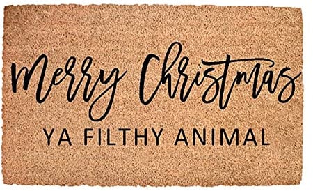Santa's Merry Christmas Novelty Doormat - Festive Indoor/Outdoor Welcome Mat (40 * 60cm)