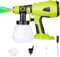 Pulverizador de pintura inalámbrico para batería Ryobi de 18 V, pistola eléctrica HVLP de mano con 4 boquillas, contenedor de 1000 ml para paredes, vallas, bricolaje, casa, pintura del hogar