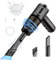 Cordless Handheld Car Vacuum Cleaner: 120W Powerful Car Vacuum Cleaner – 5500pa Battery Mini Portable Vacuum Cleaners – USB Rechargeable Small Vacuum Cleaner with 2 Aspi Filters for Car Table Bed Home