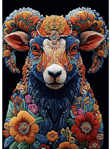 HUADADA Puzzle 1000 Teile-Puzzle 1000 Teile Erwachsene -Abstrakte Tiere Klassische Puzzles Geschenk