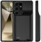 Battery Case for Galaxy S23 Ultra, Extended Rechargeable Batteri Charging Cases for Samsung Galaxy S23 Ultra Portable Power Bank & Protective Cover – Black