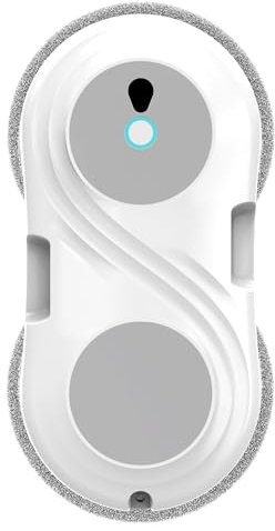 Fensterputzroboter,5600PA Fensterreiniger Elektrisch mit Fernbedienung Fenstersauger Glasreinigungssroboter mit Intelligentes Kantenerkennungssystem fensterputzer elektrisch für Alle Fenster (C)