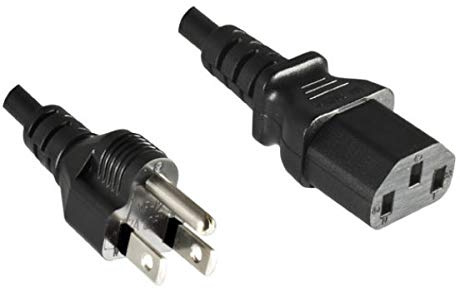 DINIC Stromkabel Netzkabel Netzkabel Japan Typ B auf C13 (1,80m, schwarz)