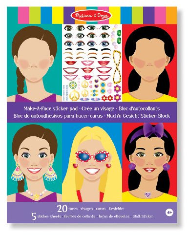 Melissa & Doug Stickerblock - Gestalte EIN Gesicht