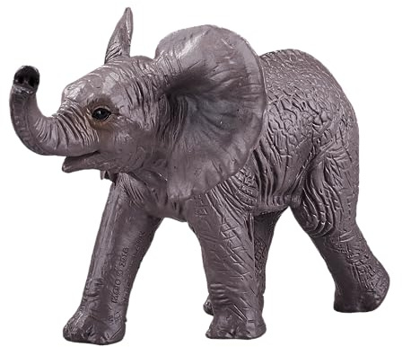 MOJO - African Elephant Baby | Hand-Painted Toy Figure | Wildlife Collection | True to Life & Highly Detailed | Designed in UK
