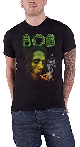 Bob Marley - T-shirt Smoking Da Erb (in Xxl)
