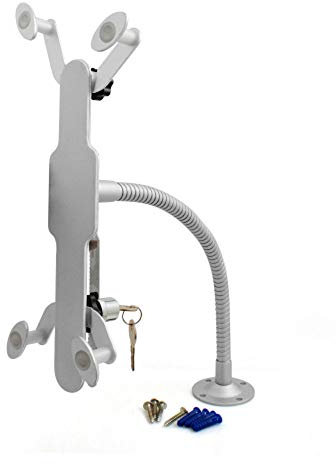 System-S – Soporte Expositor antirrobo con vástago Flexible y Cerradura de Seguridad para Tablet o PC de 10 – 12,6 Pulgadas
