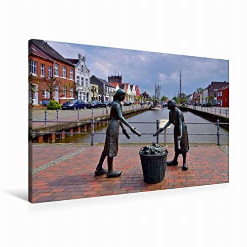 Premium Textil-Leinwand 90 x 60 cm Quer-Format Weener | Wandbild, HD-Bild auf Keilrahmen, Fertigbild auf hochwertigem Vlies, Leinwanddruck von LianeM