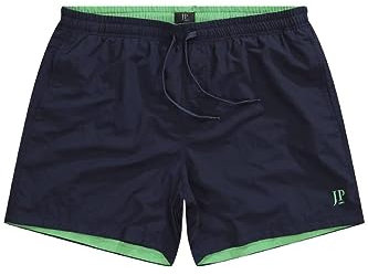 JP 1880 Hommes Grandes tailles L-8XL Short de bain uni taille élastiquée bleu marine 5XL 702532 70-5XL
