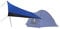 Eurohike Adventure Tarp with 1 King Pole, Easy to Pitch & Protective Hammock Tent, Sun Shade, Ideal for Backpacking, Hiking, & Wild Camping, 1500mm HH, Blue, 4m x 2m