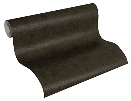 Architects Paper Vliestapete Kind of White by Wolfgang Joop Tapete Luxustapete Unitapete 10,05 m x 0,53 m schwarz Made in Germany 340761 34076-1