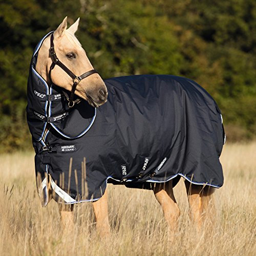 Horseware Amigo Bravo 12 Plus Turnout Lite 0g - Navy/Blue, Groesse:130